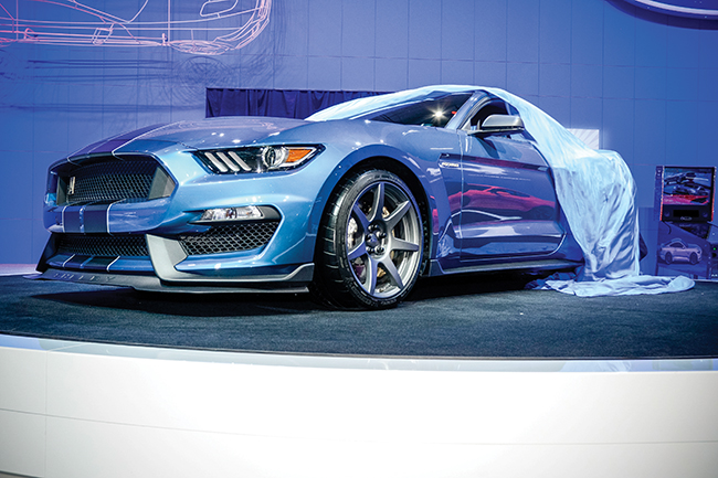 The unveiling of the mighty Mustang GT350