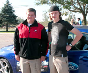 Students Alex Morrison and Dave McCut both said the event really changed their views on distracted driving