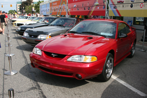 “Mustang Alley” located at 9 Mile and Woodward, celebrated 50 years of Ford’s Mustang in 2014