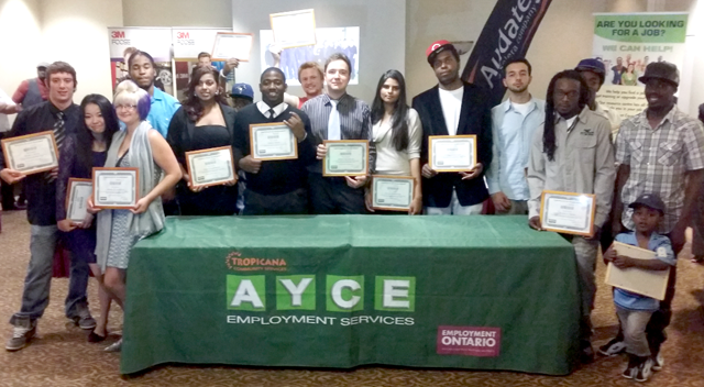 In total, 17 out of 18 students graduated from the 2014 program