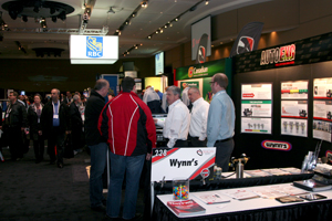 The show floor was a hub of activity