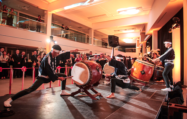 Live entertainment was part of the historic evening (Photo courtesy of Downtown Honda)