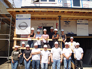 Numerous Nissan employees across Canada gearing up to take part in Adopt-a-Day events  helping to give local families a safe, affordable home.