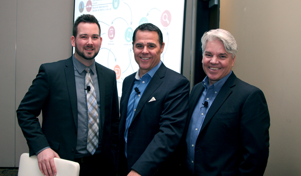Among the breakout speakers were Alan Bird of SCI MarketView (centre) with Jeremy Wyant of SCI MarketView (left) and David Kain of Kain Automotive