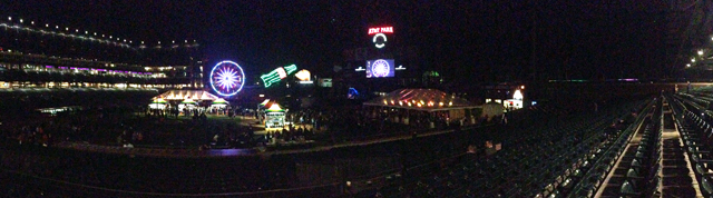 The sold-out Dealertrack party at ATT&T Park
