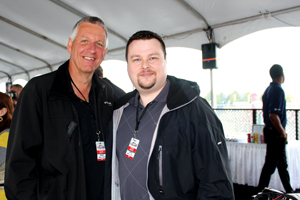 Allen Gerlings, Senior Director of Lender Solutions (left) and Lee Tanguay, Corporate Account Manager at Dealertrack technologies 