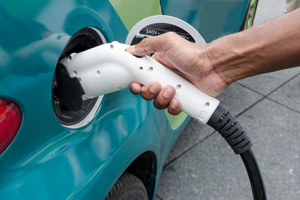 Electric car charging station