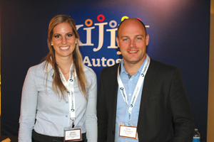 Jaimie Holland, Outside Territory Manager, and  Ryan Thompson, Head of Sales at Kijiji Autos