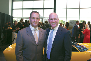 Shawn Morris, vice-president, operations, Grand Touring Automobiles (left) and Paul Cummings, dealer principal and CEO