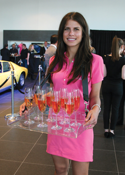 Hospitality was second to none, with complimentary beverages and gourmet food