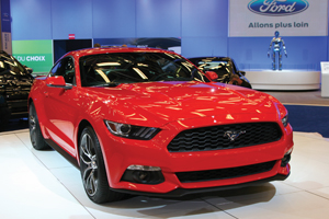 The 2015 Ford Mustang was a major highlight