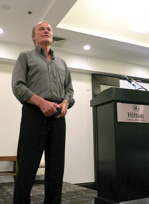 Laurie Skreslet became the first Canadian to climb Mount Everest after a gruelling and costly expedition in 1982. He was the keynote speaker for the Manitoba Motor Dealers Association annual conference 
