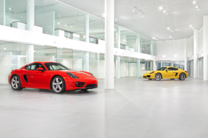 Spacious showroom incorporates a private fitting lounge area