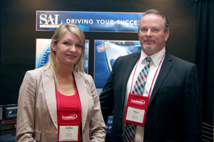 Cathie Clark (left) and Steve Clelland from IA-SAL