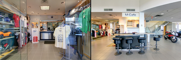 On-site cafe and boutique store are just some of the amenities