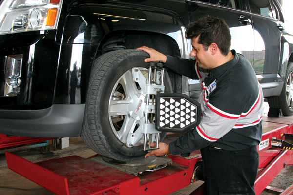 Jobs such as alignments can be big profit centres for dealers and a great driver for retention business, since they are often easy to explain to customers