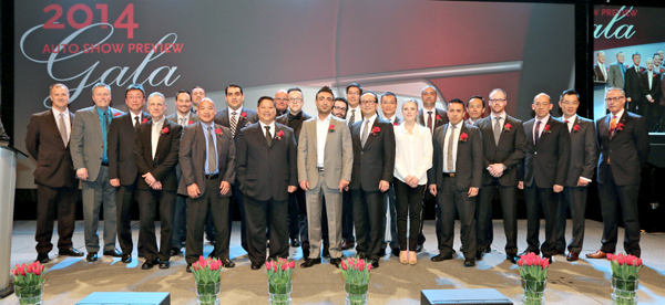 Gala preview honoured dealer salespeople of the year